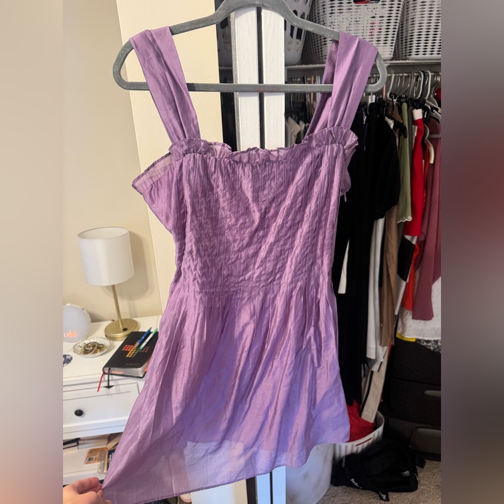Elliatt Lavender Ruffle Dress